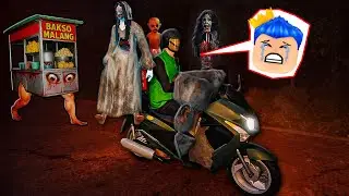 AKU JADI DRIVER OJOL ANTERIN BAKSO MALANG ANOMALI TAPI MALAH BONCENG SETAN POCONG DAN MBA KUNTI!!