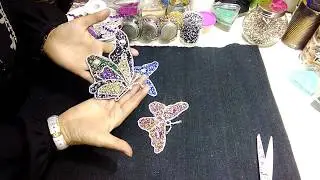 فراشتي 🦋بالجيلاتين والالوان , إهداء خاص  DIY[ Papillon en strass🦋