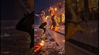 the baby kitty survives Ships Accident very thrilling ... #cat #aivideo #shortsfeed