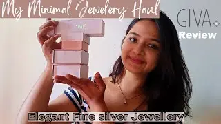 MY MINIMAL JEWELLERY HAUL💍  | My first luxury purchase💸✨| Giva Jewelry Review