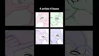 4 Artists 4 Bases collab! 💖 #art #avatar #collab #artist #digitalart #arttrend #4artists4bases