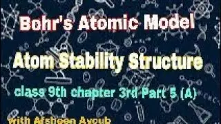 Bohr's Atomic Model Atom Stability Structure with Afsheen Ayoub