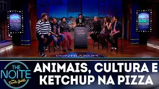 Contrarium e Favorarium: Roupa para cachorro, cultura e ketchup na pizza | The Noite (25/07/18)