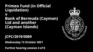 Primeo Fund (in Official Liquidation) v Bank of Bermuda (Cayman) Ltd and another (Cayman Islands)
