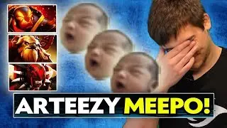 10k Arteezy Meepo Babyrage Moments vs Counterpick FPL Dota 2