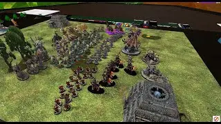 Age of Sigmar Battle report Maggotkin of Nurgle vs Chaos dwarfs