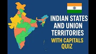 Indian States and Union Territories with Capitals Quiz 🇮🇳 | GK Quiz | Test Your Knowledge