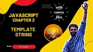 JavaScript | Chapter 2 JavaScript Basics | Template String 100 seconds (with course files)