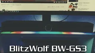 Распаковка/обзор BlitzWolf BW-GS3! Недорогая RGB-саундбар для вашего телевизора/монитора!