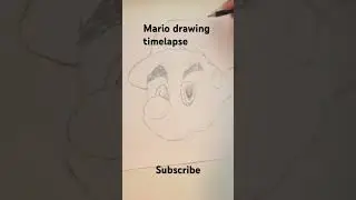 Mario drawing timelapse #drawingtimelapse