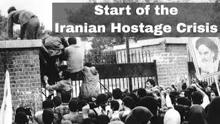 4th November 1979: Iran hostage crisis begins when students storm the American Embassy in Tehran