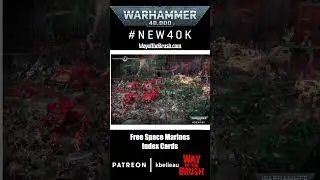 Free Index Cards &ndash; Dark Angels, Blood Angels, Space Wolves, Black Templars, and Deathwatch #shorts