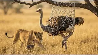 Animal Rescue: Left To Be EATEN! Mother Ostrich Trapped While Predators Watched...
