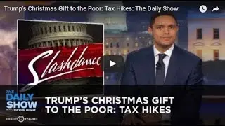 Trevor Noah on blocking GOP tax plan Remind Trump that Obama is &lsquo;super rich