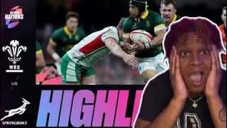 South Africa And The Springboks' Dominance Vs Wales 2024 Autumn Nation Series