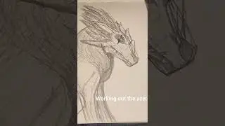day 1 of drawing fantasy creatures #drawing #noaiart #fckai #handdrawn #fantasy #creatures #art