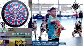 II OPEN de dardos ÀNGEL TOBIES - Individual nivel 1 - JANKA vs DRAGON23   15 18