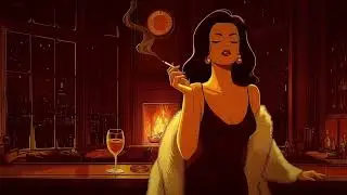 a quiet drink after midnight ☕ 1940s JAZZ