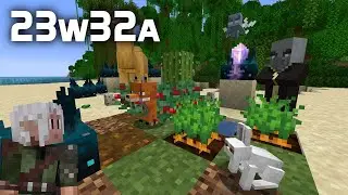 News in Minecraft Snapshot 23w32a: Vibrations & Graphs!
