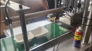 Small burger box making machine ,paper meal box machine