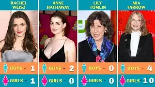 Kids Comparison Of Hollywood Actresses | Which Actresses Has more Kids | Hollywood Data Comparison 