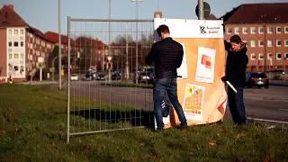 Der Blickf&auml;nger - Gro&szlig;fl&auml;chen-Werbetafel f&uuml;r Wahlk&auml;mpfer