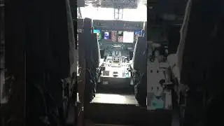 Galley & Cockpit of Gulfstream 550 #flying #privatejet #pilot