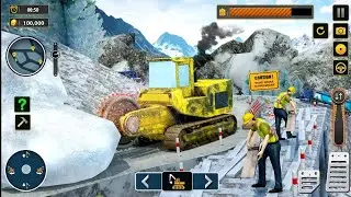 SUPER CONSTRUCTION MACHINE || SNOW OFFROAD CONSTRUCTION GAME || ANDROID GAMEPLAY