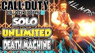 *SOLO* UNLIMITED DEATH MACHINE GLITCH *All Maps* After Patch 1.33 - BO3 Zombie Glitches