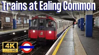 Trains at Ealing Common 