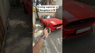 Driving 2 supercar in Bangalore! Plan FAILED 🥲 #supercar #porsche