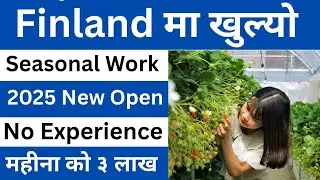 how to apply finland seasonal work visa 2025 | europe country seasonal work visa |