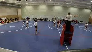 September 2022 (1 of 3) Wiesbaden High School Varsity Volleyball Team vs Kaiserslautern High School