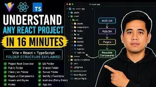 Understand Any React Project in 16 Minutes | Vite + React + TypeScript Folder Structure Explained