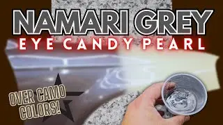 NAMARI GREY EYE CANDY PEARL OVER CAMOUFLAGE RUSTOLEUM SPRAY PAINT COOL RESULTS