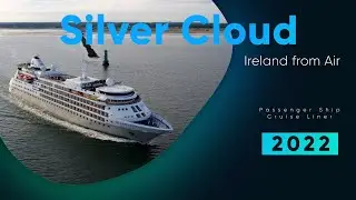 Silver Cloud Cruise Ship - Cinematic Drone Footage 4K