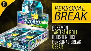 Pokemon Japanese Tag Team Bolt Box Opening - Personal Break - Cesar C.