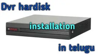 How to install hard disk in cctv dvr in telugu / technical rasool