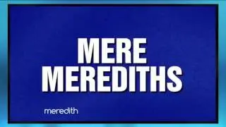 Jeopardy Disses Meredith: The List | The Meredith Vieira Show