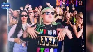 ALMA stuns as Charli xcx&rsquo;s &ldquo;Apple&rdquo; girl at Flow Festival 2025, Helsinki.