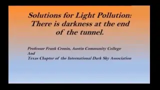 Solutions for Light Pollution