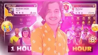 Transforming Raistar 1 Noob ID into ₹10,00,000 MODERATOR ID in Just 24😯 Hours Fire Garena Free