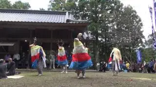 高知　地吉八幡宮　秋大祭　五ツ鹿踊り　　2012. 11.1 　フルバージョン