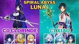 [Spiral Abyss 6.0/Luna I] C0 Clorinde Electro-Charged (NO Ineffa) & C1 Xiao FFXX | Genshin Impact
