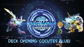 Digimon Card Game: Cocutes Blue Deck Opening!