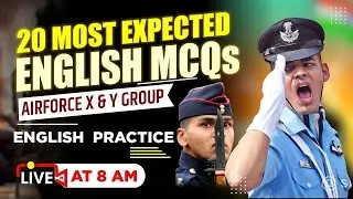 Airforce English Mock Test Paper 08| Airforce X & Y Group English | | Airforce English Practice Set