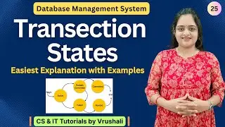 DBMS 25: Learn Transaction States with Examples   #dbmslectures