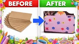 Cardboard Box Reuse Idea 😱 | Easy DIY Organizer | Step by Step