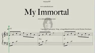 My Immortal  -  Evanescence  -  Easy Piano