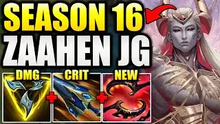 HOW TO CLIMB WITH ZAAHEN JUNGLE IN SEASON 16! (BUFFED INTO S TIER)
